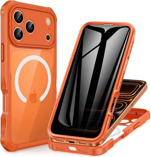 Miniatura 126 de CENHUFO Funda de privacidad para iPhone 11 Pro, funda de cuerpo completo con protector de pantalla de privacidad de vidrio templado 9H integrado