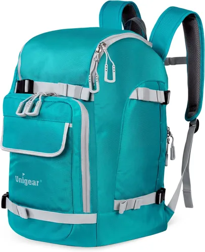 Miniatura 13 de Unigear - Mochila para botas de esquí para casco 50L/70L, lentes de protección, guantes, esquís, snowboard y accesorios Rojo
