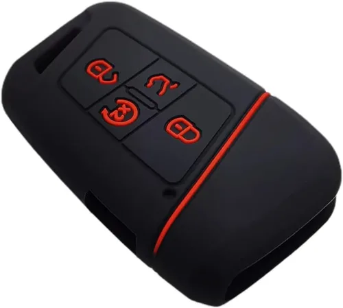Miniatura 4 de REPROTECTING Funda de Goma de Silicona para Llavero Compatible con VW Volkswagen Atlas Golf Alltrack Jetta Passat Tiguan Taos 2018-2025