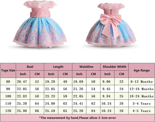 Miniatura 7 de NNJXD - Vestido de princesa de tul con flores, para usar en bodas, para niñas pequeñas y bebés