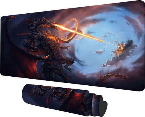 Miniatura 7 de MTG - Tapete de juego de 23.6 x 13.7 pulgadas, tapete de juego de mesa para TCG CCG grande, tapete de juego de cartas de mesa, tapete de juego