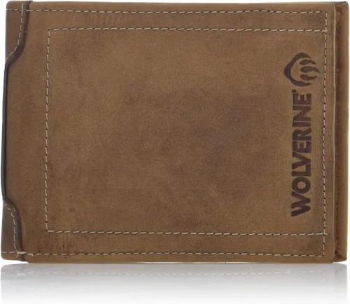 Miniatura 24 de WOLVERINE Billetera plegable de lona/cuero para hombre