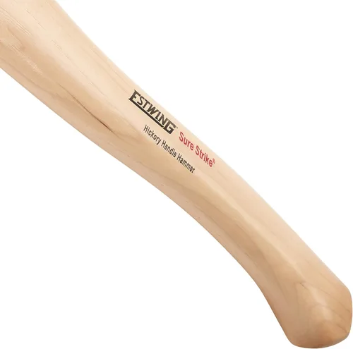 Miniatura 4 de ESTWING Sure Strike California Martillo de Enmarcado - Garra Recta de Desgarre de 25 oz con Cara Fresada y Mango de Madera de Hickory - MRW25LM