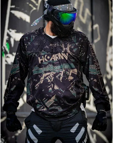 Miniatura 2 de HK Army Camiseta acolchada de paintball HSTL Line - Jungle - Juventud
