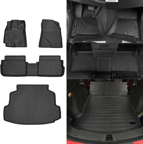 Miniatura 23 de Alfombrillas de piso Naibeve para Ford Edge 2015 2016 2017 2018 2019 2020 2021 2022 2023 2024 2025 - Ajuste personalizado para todo clima