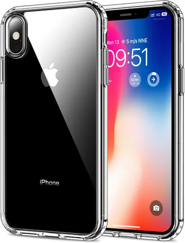 Miniatura 71 de HOOMIL Funda para iPhone 7 Plus/iPhone 8 Plus de 5.5 pulgadas, no amarillea, protección contra caídas, cubierta trasera dura transparente