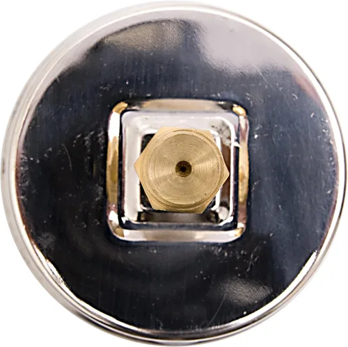 Miniatura 3 de Medidores de presión rellenos de líquido de 2-1/2 pulgadas - caja de acero inoxidable, latón, 1/4" NPT, conexión de montaje trasero central, 0-30PSI