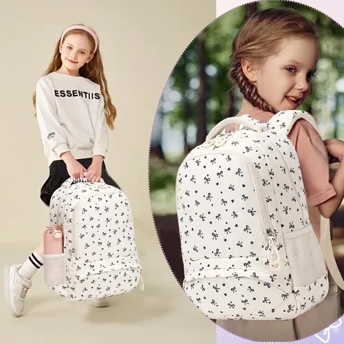 Miniatura 36 de Juego de mochila para niñas con diseño de unicornio, mochila escolar para niños, mochila para libros para niñas, set 3 en 1, regreso a clases