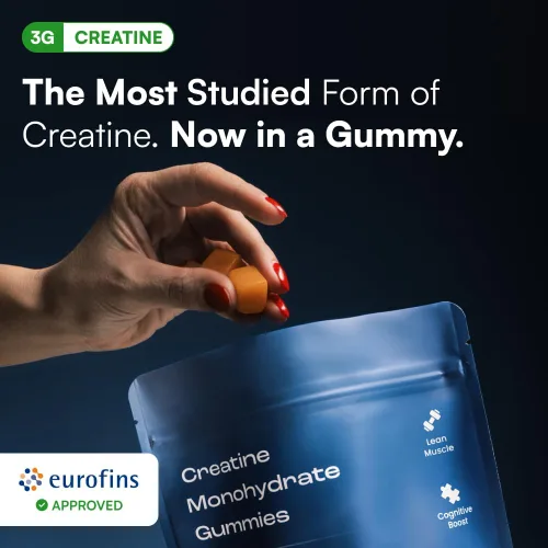 Miniatura 2 de Gomitas de monohidrato de creatina – Apoya el crecimiento muscular, la recuperación y la función cerebral – Conveniente y fácil de tomar – Gran