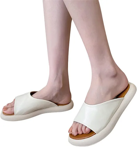 Miniatura 4 de Sandals Women Beach Sandals For Women Waterproof With Straps Sandals For Women Sandalias de mujer con plataforma y cuña Beige Shoes Size 6.5