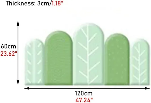 Miniatura 2 de Paneles de pared 3D para decoración de dormitorio, cabecera suave, anti colisión, acolchado de pared autoadhesivo, panel de pared 3D impermeable