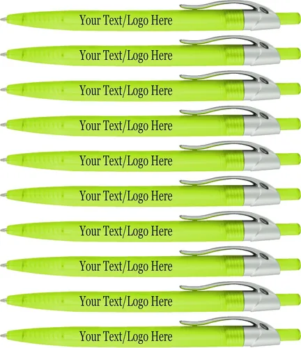 Miniatura 4 de SyPen Bolígrafos personalizados con tu logotipo o texto personalizado, paquete de 500 unidades a granel para negocios, fiestas y eventos, bolígrafos