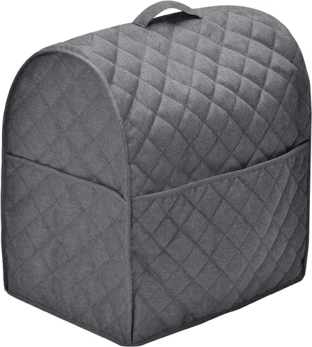 Miniatura 7 de Funda para batidora de pie compatible con batidora, se adapta a todos los modelos de cabezal inclinable y elevador de tazón, impermeable, fácil Negro