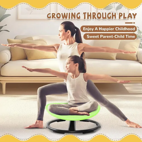 Miniatura 7 de Zhenx Silla Giratoria para Niños Autistas (3-18 Años), Silla Giratoria Sensorial para Adolescentes con TDAH/Autismo – Asiento de 21×19 Pulgadas