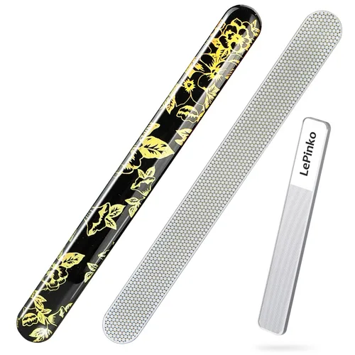 Miniatura 9 de Juego de 10 limas de uñas de doble cara de grano 100/180, limas de pulido de uñas lavables para uso en salón de belleza, herramienta profesional
