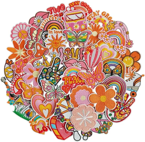 Miniatura 21 de 36 Piezas Parches de Mariposa para Planchar, Parche Bordado para Coser/Planchar Aplique para Ropa, Vestido, Sombrero, Jeans, Accesorios DIY