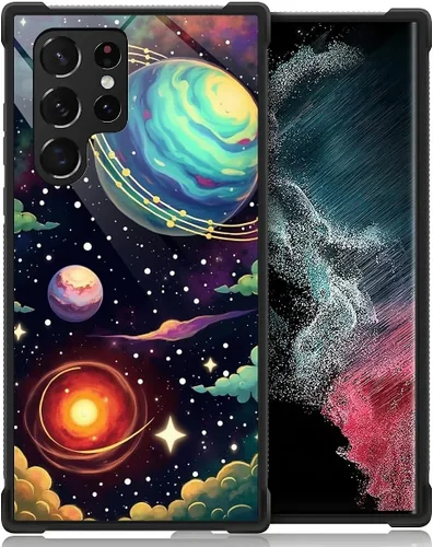 Miniatura 27 de Funda compatible con Samsung Galaxy S22 Ultra, diseño de calavera de dedo medio, diseño increíble a prueba de golpes, antiarañazos, carcasa trasera
