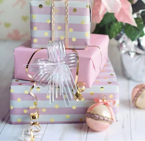 Miniatura 4 de EXCEART 20 lazos de regalo de organza grandes para envolver regalos, cinta blanca para Navidad, vacaciones, cumpleaños, boda, regalo, floristería