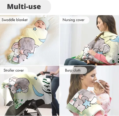 Miniatura 3 de Mantas de bebé personalizadas para niños con nombre, mantas de bebé personalizadas, regalos personalizados para niño recién nacido, manta de bebé