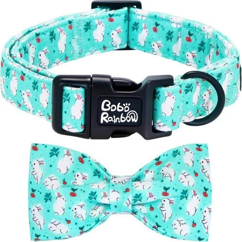 Miniatura 25 de Collar para perro, con estampado de tiburón, collar para cachorro, collar para mascotas, collar de lazo para perros, suave, duradero, ajustable, A