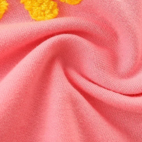 Miniatura 7 de Bumeex Ropa de sudadera para niña pequeña, ropa navideña de algodón con cuello redondo