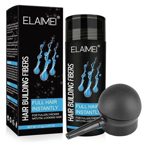 Fibras capilares para adelgazar el cabello, fibra capilar de fórmula natural, fibras de construcción del cabello, recargan el cabello más grueso en