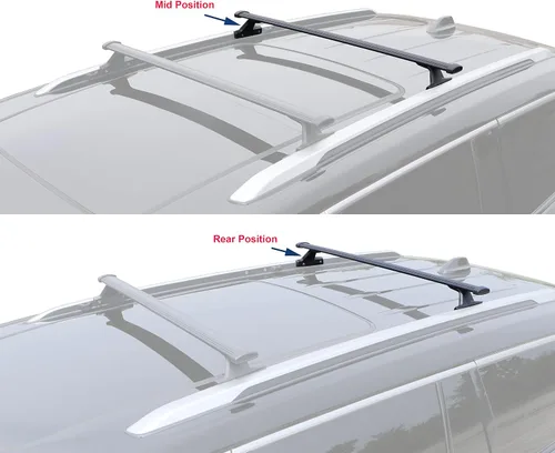 Miniatura 3 de BRIGHTLINES Barras transversales de metal compatibles con Jeep Grand Cherokee 2022-2026 y Jeep Grand Cherokee L 2021-2026 para kayak, equipaje