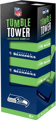Miniatura 6 de MasterPieces Día del juego - NFL San Francisco 49ers - Torre de caída con licencia oficial, bloques de madera real