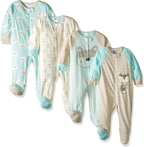 Miniatura 2 de Gerber Sleep n Play - Mamelucos para niños bebés paquete de 4