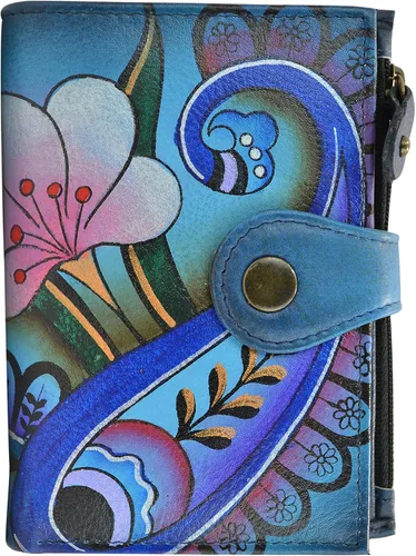 Miniatura 99 de Anna by Anuschka Cartera de mujer pintada a mano de cuero genuino para mujer