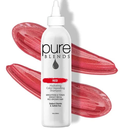 Miniatura 26 de Pure Blends Cherry Hydrating Color Depositing Shampoo Brighten & Tone Color Faded Hair Tinte semipermanente para el cabello previene la decoloración