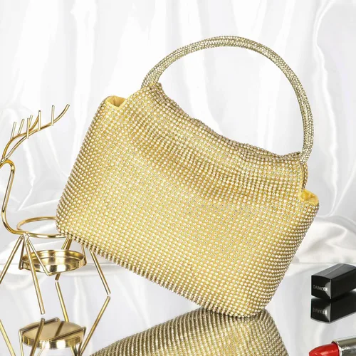 Miniatura 2 de Beaguful Bolsos de mujer con diamantes de imitación de cristal, bolsos de noche con purpurina