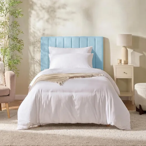 Miniatura 26 de Nestl Upholstered Twin Headboard - Easy Assemble Channel Stitched Headboard Twin Size - Wall Mounted Headboards with 3D Soundproof Wall Panels Peel