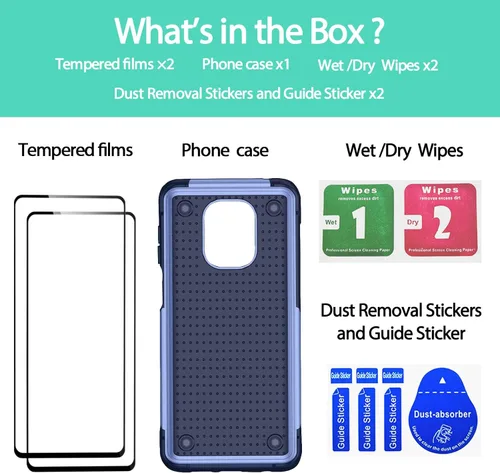 Miniatura 3 de Jeylly Funda protectora para Xiaomi Redmi Note 9 Pro, Redmi Note 9 Pro Max para mujeres y hombres, a prueba de caídas a prueba de golpes de grado