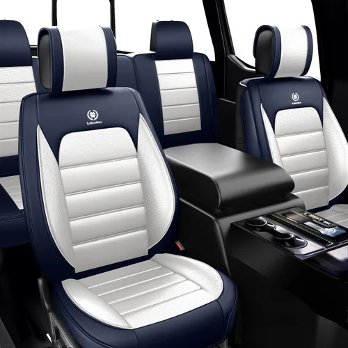 Miniatura 16 de Cubiertas de asiento ILMO para camiones 2009-2026 F150, 2011-2026 F250 F350 XL XLT Super Duty Crew Cab Lariat King Ranch Platinum, protectores