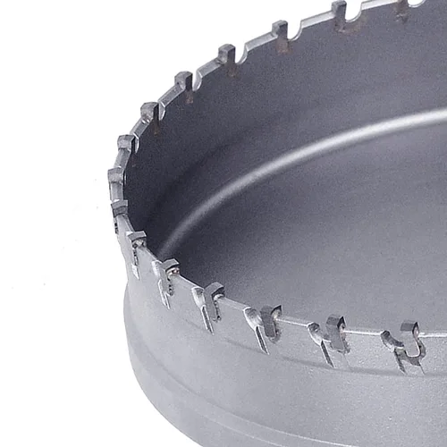 Miniatura 5 de Broca de sierra de agujero de acero metálico de 4.528 in/4.5 pulgadas, cortador de agujero de metal para metal grueso, acero inoxidable, hierro