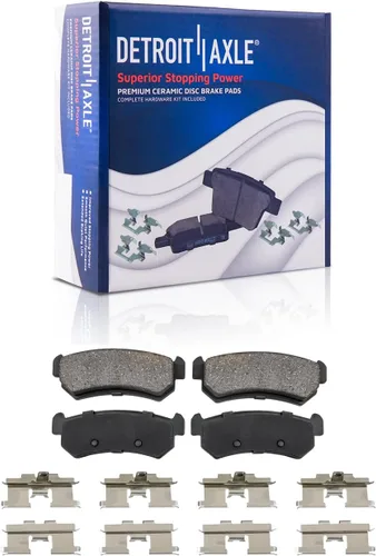 Miniatura 25 de Detroit Axle - Pinza de disco del lado del acompañante + pastillas de freno de cerámica de repuesto para Lexus HS250H Toyota RAV4 Prius V Scion xB