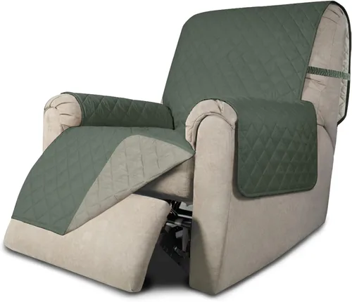 Miniatura 320 de Easy-Going - Funda para sofá, futón y sillón sin reposabrazos, reversible, resistente al agua, para mascotas y niños (azul oscuro/azul claro)