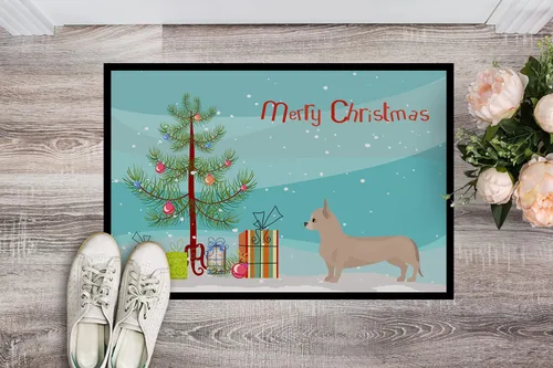 Miniatura 36 de Caroline's Treasures CK3799MAT Akita Shepherd - Tapete de árbol de Navidad de 18 x 27 pulgadas, tapete para puerta delantera, interior y exterior