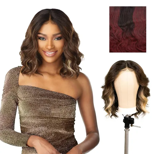 Miniatura 9 de Sensationnel Peluca de encaje frontal HD Butta Lace Unit 8 (1)