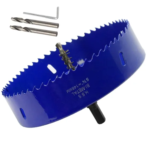 Miniatura 12 de Luomorgo Broca de sierra de agujero de 1.496 in/1 1/2 pulgadas, profundidad de corte HSS de 1 1/4 pulgadas, cortador de agujeros bimetálicos