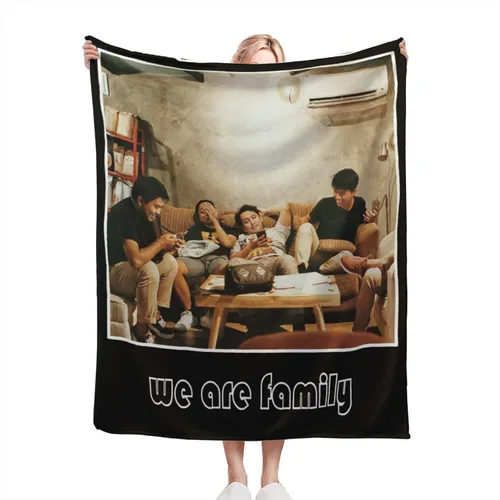 Miniatura 17 de Manta personalizada con texto fotográfico, manta de imagen personalizada para bebé, madre, padre, adultos, amigos, amantes, regalo personalizado