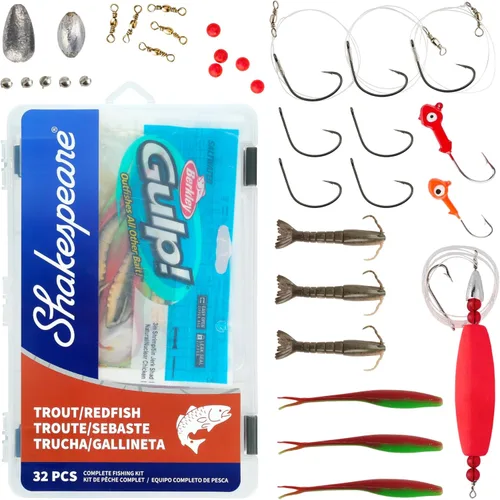 Miniatura 9 de Shakespeare Kit de aparejos de pesca para atrapar más peces Walleye