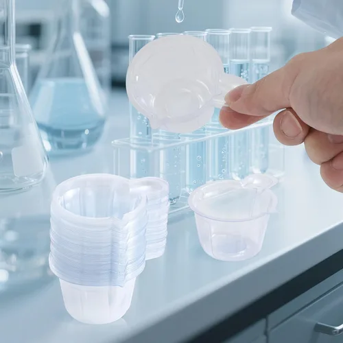 Miniatura 6 de 150 vasos desechables de resina plástica de 1.5 onzas líquidas, tazas de mezcla de pintura, tazas medidoras dispensadoras pequeñas para mezclar