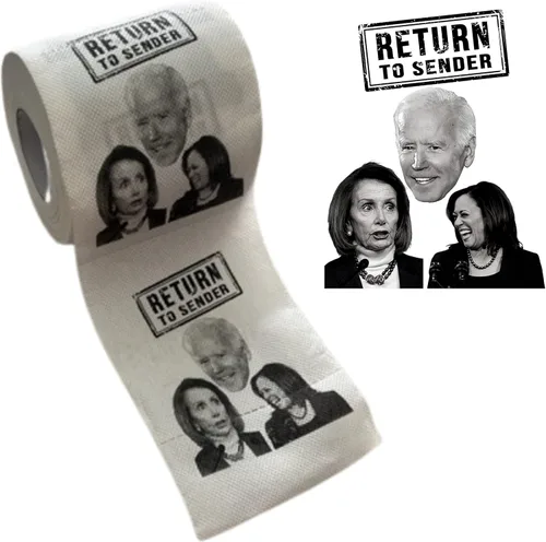 Miniatura 8 de Nancy Pelosi - Rollo de papel higiénico novedoso, paquete de 2 unidades Pelosi divertido regalo político para demócratas y republicanos Paquete