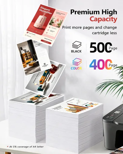 Miniatura 3 de 245XL 246XL Cartuchos de tinta para Canon Ink 245 y 246 PG245 CL246 XL Pack de combinación de color negro para impresoras PIXMA MX490 TR4520 TS3322