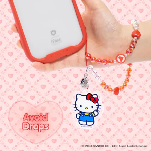 Miniatura 4 de iFace - Pulsera de cuentas de Hello Kitty y sus amigos - Correa universal para teléfono con dije, bonita cadena para muñeca, cordón estético a.