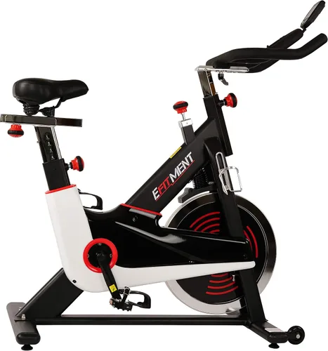 Miniatura 2 de EFITMENT Exercise Bike, Indoor Cycling Bike for Home Cardio, Low Noise Stationary Bikes with Adjustable Magnetic, LCD Monitor, Pulse Grips, Device