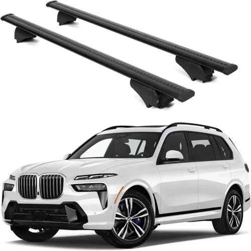 Miniatura 16 de ERKUL Barras transversales de techo para BMW X1 F48 2016-2022 Barras transversales de aluminio con cerradura antirrobo para el techo Compatible