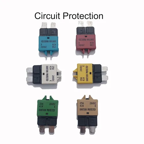 Miniatura 5 de Interruptor de reinicio manual de 28 V CC de perfil bajo ATC/ATO Reset Interruptor de circuito fusible para automóvil, motores de arrastre marinos